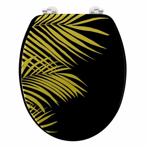 Abattant imprimé feuille - wc,