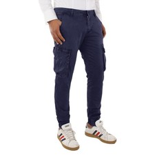 Pantalon homme élastique cargo avec poches latérales en coton léger VEQUE