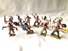 Starlux Figures: Lot Indian Ochre Socks. Western, Far West.