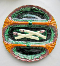 Assiette à asperges en