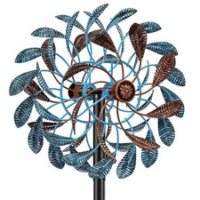 Moulin à Vent Solaire, Sculptures cinétiques à Vent à Lame Double Direction p...