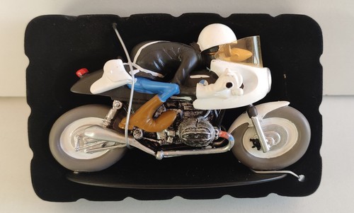 Figurine moto résine joe - figurine,
