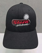 Stern Pinball hat black sz S/M embroidered cap