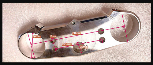 Fourche aluminium taille - fourche,