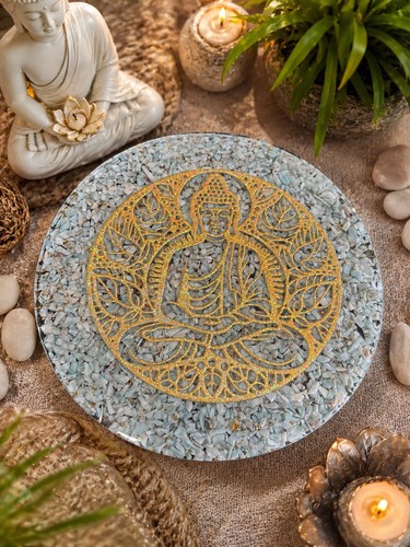 Plateau orgonite pierre - orgonite,