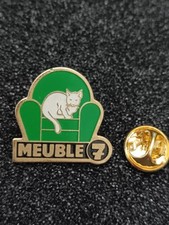 Pin's Pins Pin Enamel 2 Société Magasin Ameublement  Canapé "MEUBLE 7" 
