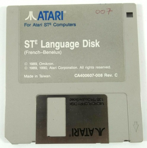 Atari ste language disk french - atari,