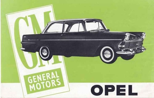 Catalogue brochure opel - brochure, 1200