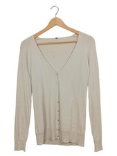 United Colors of Benetton Gilet Femme Beige Boutonné Casual (EU 38)