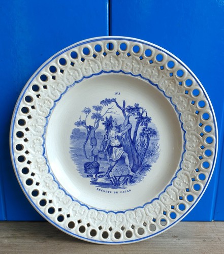 Creil montereau 1850 assiette - creil,