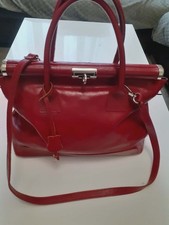 Sac Étrier Cuir Rouge