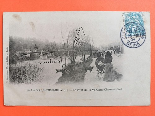 Antique 1904 postcard - postcard, la
