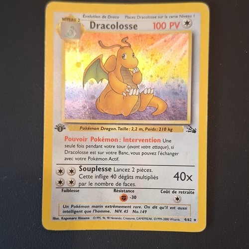Carte pokémon dracolosse - pokémon,
