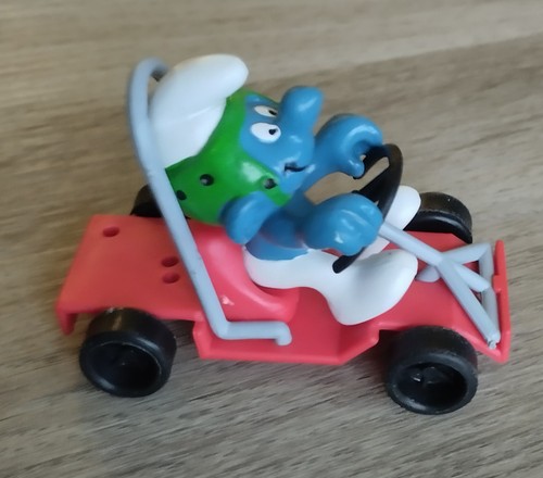 Figurine schtroumpf kart - schtroumpf,