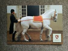 CARTE POSTALE PUBLICITAIRE ÉCOLE ESPAGNOLE D ÉQUITATION DE VIENNE  CHEVAL 