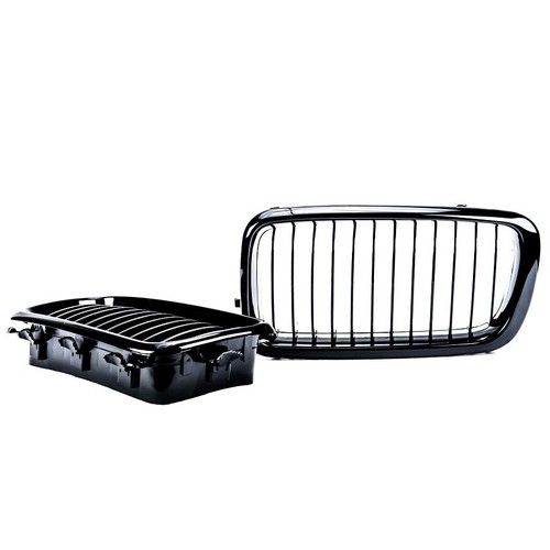 Calandre noir brillant - noir, m