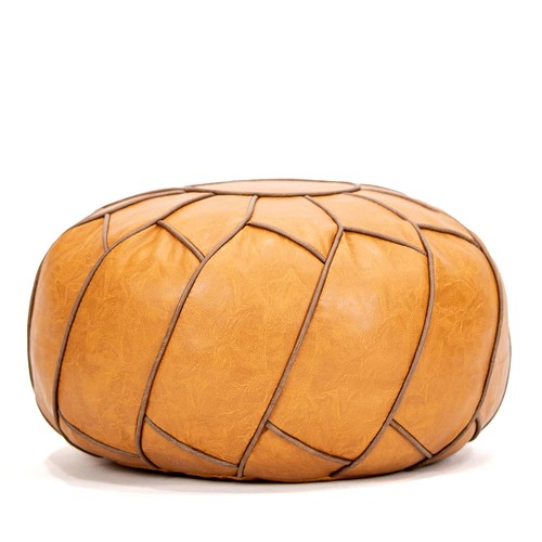 Pouf ottoman pumpkin color - ottoman,