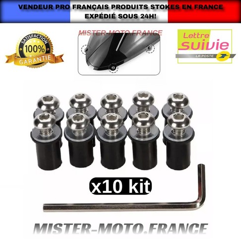X10 vis fixation bulle - vis,