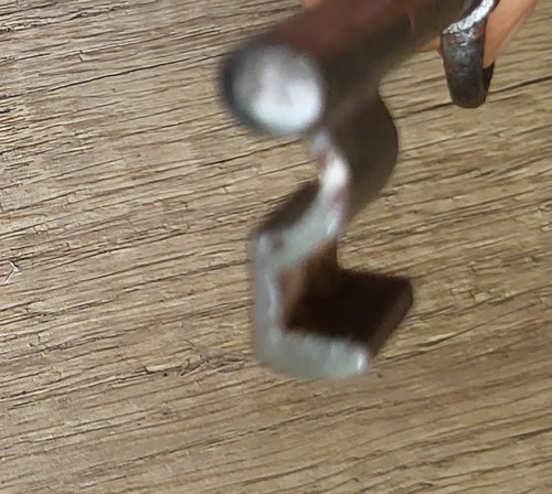 Ancienne clef chiffre - 5, fer