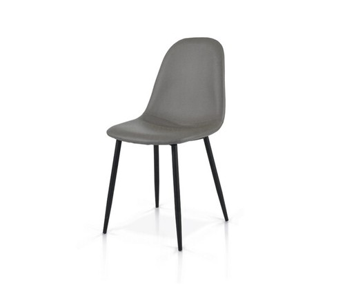 Chaise cuir éco moderne salon - chaise,