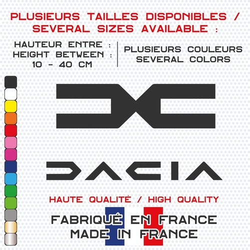Dacia sticker vinyle - dacia,