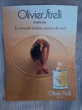Perfume Paper Advertising. 2005 Ad Olivier Strelli Perfume