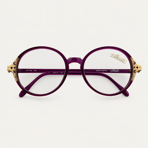 Vintage silhouette round - silhouette,