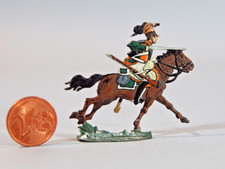 ANCIEN SOLDAT DE PLOMB miniature, plat, cavalier de Napoléon, cheval, 5 cm