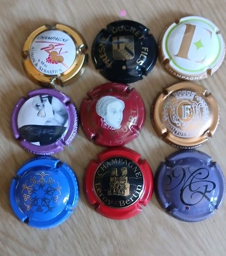 Capsules champagne lot de - capsules,