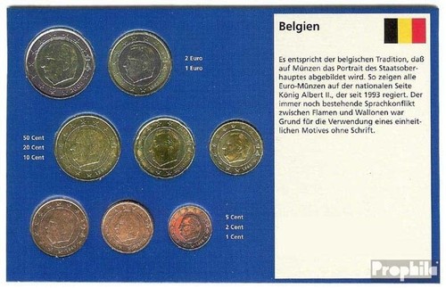 Belgique série monnaies - belgique,