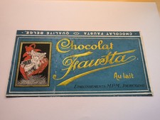 Emballage Ancien Chocolat Fausta Tourcoing