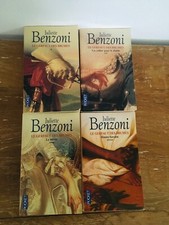 Lot 4 livres Juliette Benzoni / Tome 1 à 4 / Ed. Pocket