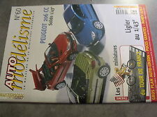 $$n Revue Auto modélisme N°60 Peugeot 206 CC Tour de France Ligier