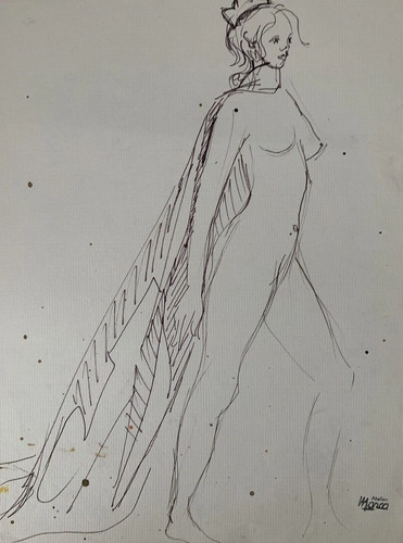 Très beau dessin féminin - dessin,