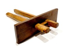 Antique Trusquin Double Tool for Cabinetmaker XXth 