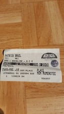 Billet de concert PATRICK