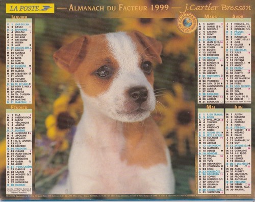 Calendrier almanach des - calendrier,
