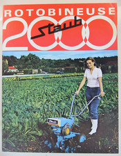 brochure brochure Staub tiller 2000 tiller motor tiller tractor