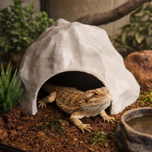Plastic printed reptile - 3d,