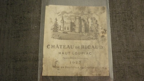 Etiquette vin medoc 1943 - de,