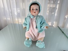 Poupée d'artiste ancienne poupée tête porcelaine de collection 58 cm état...