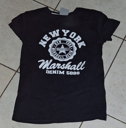 Marshall shirt garçon noir - t,