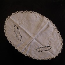 Oval tablecloth handmade