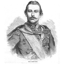 His Serene Highness Prince Teck, Francis, Duke of Teck - Antique Print 1866