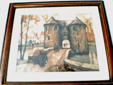 Lithographie Château Fort