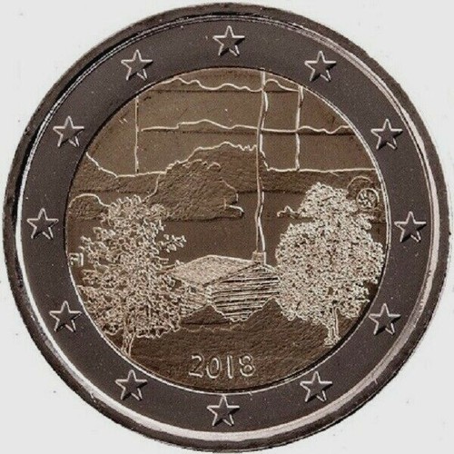 Euros finlande 2018 unc la - unc,