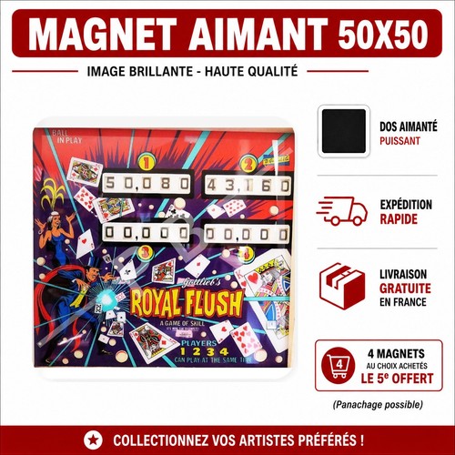 Magnet royal flush gottlieb - flush,