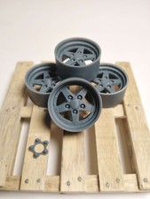 Lot of 4 Wheels for Model Car 1/24 1/18 (Gotti J55 A)