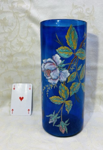 Legras enamelled glass vase - legras,