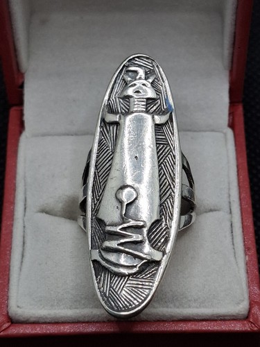Ancienne longue bague - longue, en